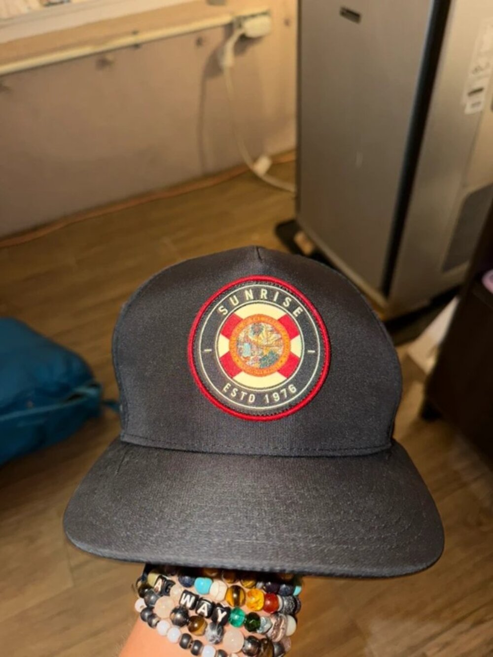 Black Sunrise Surf Shop SnapBack Hat